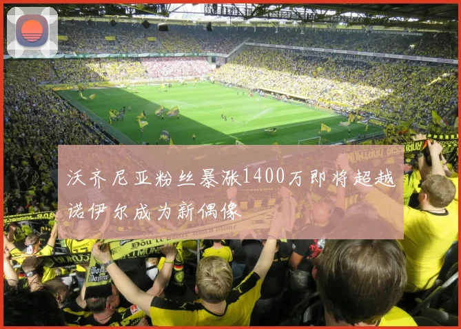 沃齐尼亚粉丝暴涨1400万即将超越诺伊尔成为新偶像